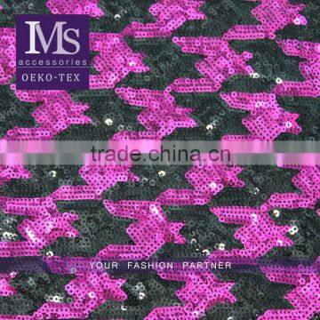 New arrivals cheap indian mesh net sequined lace clothing fabric have inventory