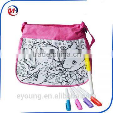 Kids colouring DIY bag