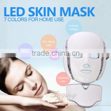 Photon light therapy led mask with 7 colors for face&neck led facial mask