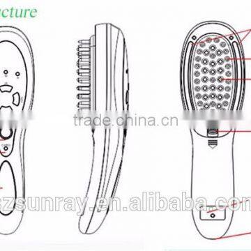 OEM Available for Hair Care Automatic Electric Hair Growth Comb Magic Hair Comb photo-6