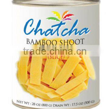 Bamboo shoot in water slice