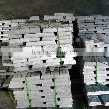 LME registered zinc metal ingot mainly used for die-casting alloy