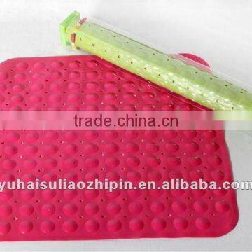 Popular Striped Eco-Friendly Bump massage mat with suction cups