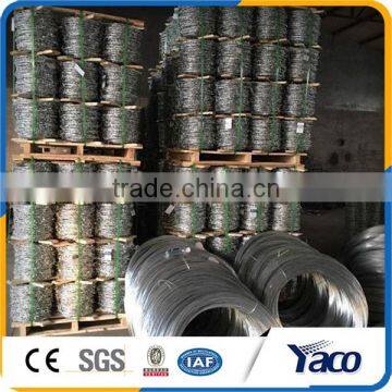 Beautiful surface treatment twist weave galvanized barbed wire