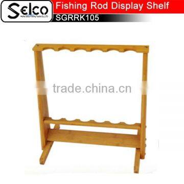 Bamboo Fishing rod display shelf SGRRK105