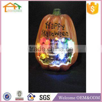 Factory Custom made best home decoration gift resin polyresin lighted blow mold pumpkin