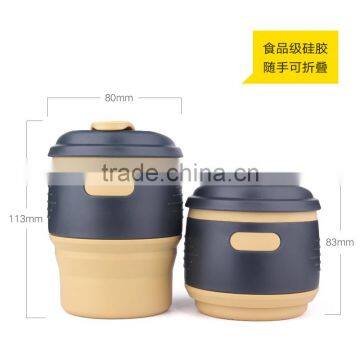 China Factory New Design Silicone Portable Coffee Cup photo-5