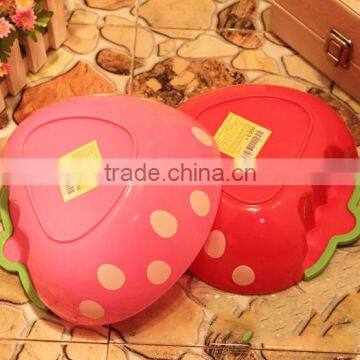 Large Size Strawberry Plastic Storage Bowl photo-5
