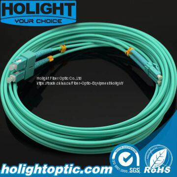 Fiber Patchlead LC to Sc Om3 Duplex Aqua photo-2