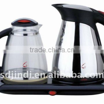 Hot sale electric kettle and teapot set