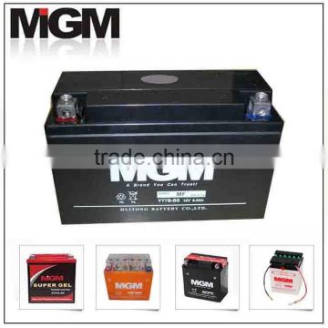 12v 6.5ah YT7B-BS motorcycle battery gel battery sealed battery factory activated battery