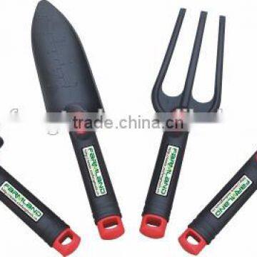 spade scoop slovel rake fork plastic garden tools set