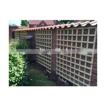 FSC wooden garden trellis/wooden lattice for the wholesale