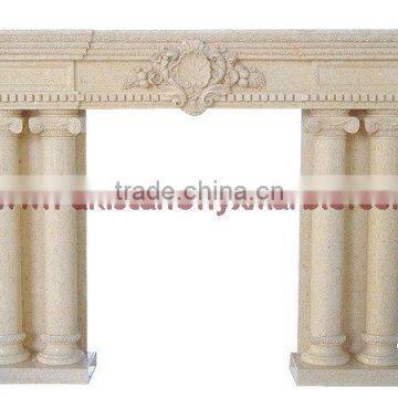 ELEGANCE MARBLE CARVED FIRE PLACES photo-5