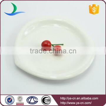 Wholesale Peach Heart Luxury Porcelain Dinner Plate photo-5