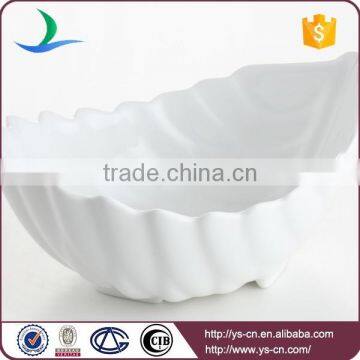 Unique Ceramic Big Salad Nut Leaf Bowls Made in China photo-2
