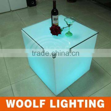 Glowing Simple Design Illuminated Popular Decorative Led Cube Chair photo-4