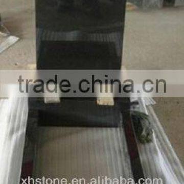 Memorial Black Polished Headstone for hot sale