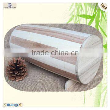 Sale Cheap Small Decorative Poplar Chinaberry Wooden Saving Barrels photo-5