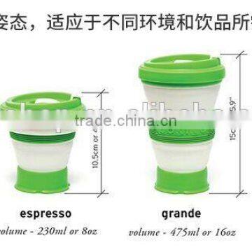 Creative Portable Travel Silicon Folding Cups Telescopic Gargle Cup Tea Bottles photo-6