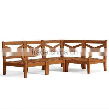 All Whether Garden Solid Wood Furniture Design Modern Teak Wood Sofa Sets photo-5