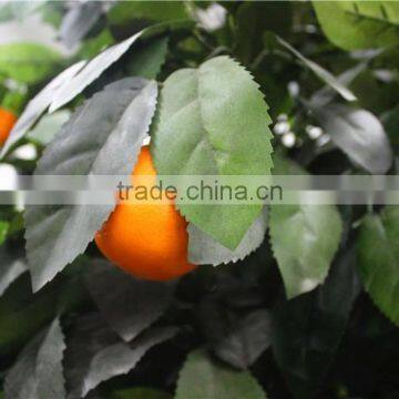 Home Gardens for Curtain Hotel Decoration 200cm Height Making Artificial Live Plastic Green Orange Bonsai Tree EZZPZ06 0301 photo-3