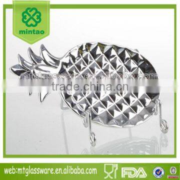 Set of 3 Electroplate Jack Fruit Plate photo-3