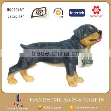 13 Inch Outdoor Resin Animal Dog Statue Craft Bulldog Figurines photo-2