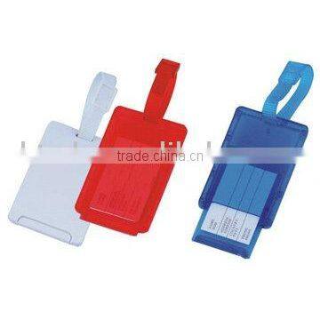 Plastic promotional luggage tag