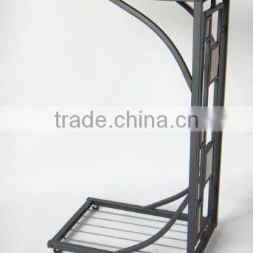 New Geometric Design Wooden TV Tray Snack Table Slate Sofa Couch Side Table photo-4