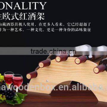 wooden wine display rack/shelf/stand with light display rack for wood wine