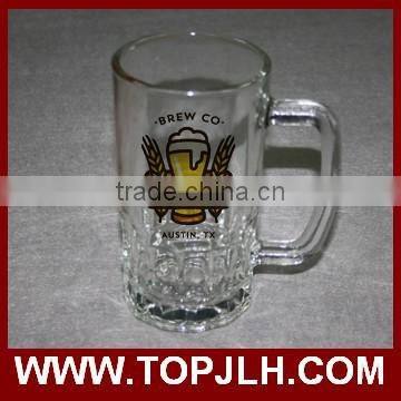 Topjlh High Quality Sublimation Glass Beer Mug With Handle photo-3