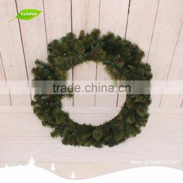 GNW CHWR-1605049 High Quality Wholesale Pine Needle Christmas Wreaths Undecorated photo-2