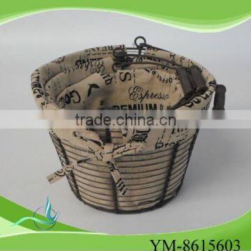 China wholesale market wire baskets storage baskets with handles wholesale