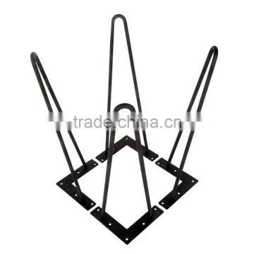 Bed Room Furniture Bedroom Set Solid Steel 28 Inch Metal Hairpin Table Leg photo-3