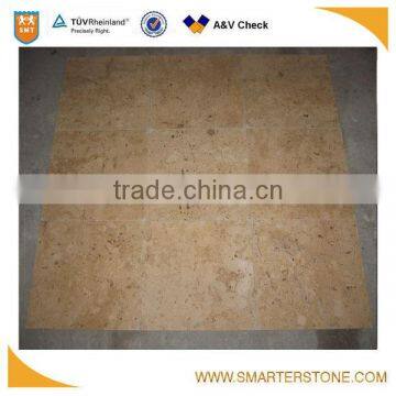 Yellow limestone tiles for walling and flooring