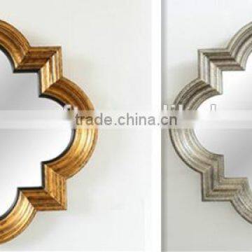 Antique silver resin Decorative wall mirror GY-187P-02