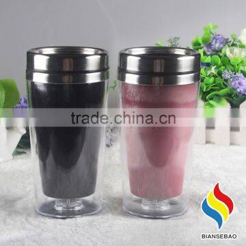 Double Wall 450ml Thermosensitive Color Changing Cup With Design photo-2