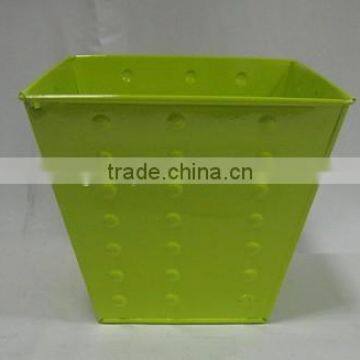 Square green garden pot/planters