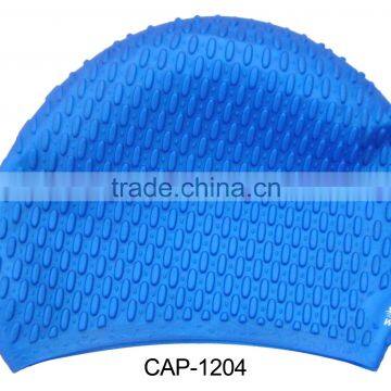 100% Silicone shark swim cap,funny swimming cap,water drop design(CAP-1200)