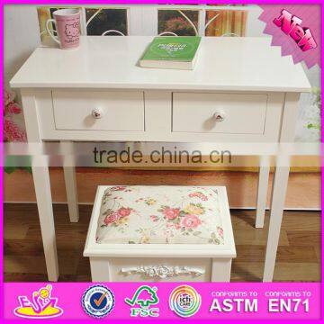 2016 Wholesale Antique Bedroom Solid Wooden Children Vanity Set W08G188 photo-3