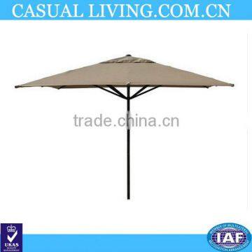 9 Ft Outdoor Table Parasol Patio Umbrella , 8 Ribs, Polyester, Beige