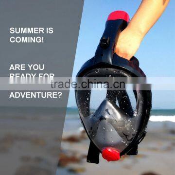 Full Face Snorkel Mask 2.0,2017 New Foldable Full Face Snorkeling Diving Scuba Mask With Detachable GoPro Mount photo-6