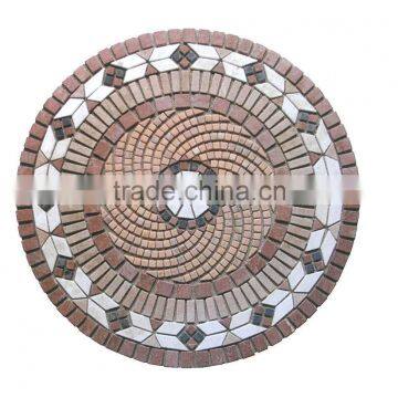Cheap Coloured Granite Floor Mosaic Tile photo-4