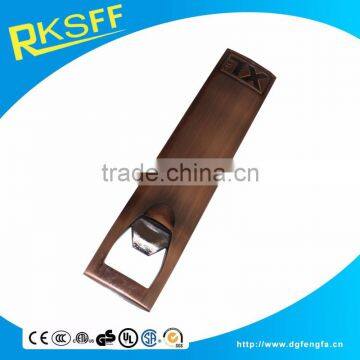 Plating brass Long hand portable bottle opener