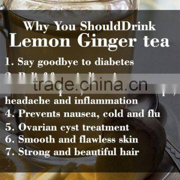 Lemon Slimming Ginger Tea Natural Ginger Tea Ginger Herbal Tea photo-3