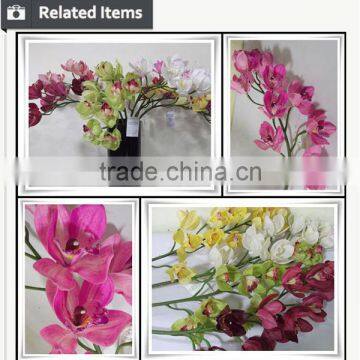 Hotsales Artificial Flowers Phalaenopsis for Decoration and Wedding photo-5
