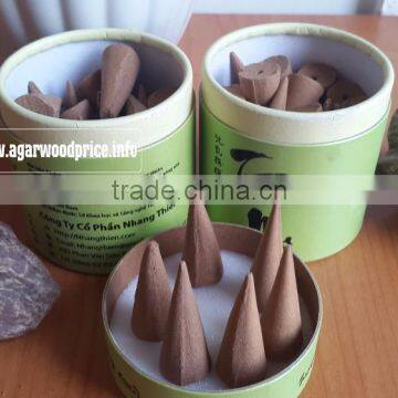 Finding partner who buy the best quality of agarwood incense cone at wholesale price in Nhang Thien JSC