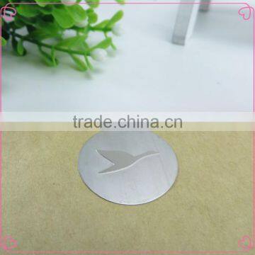 Custom LOGO Design Engraved Silver Color Metal Bookmark Gifts photo-3