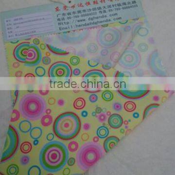 Baby Diaper 0.015mm Transparent TPU Film Bond Digital Printing Jersey Fabric photo-4